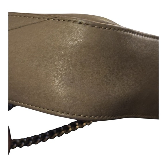 Jimmy Choo Starry Stud Crossbody – Taupe Leather & Chain Chic - Picture 6 of 11